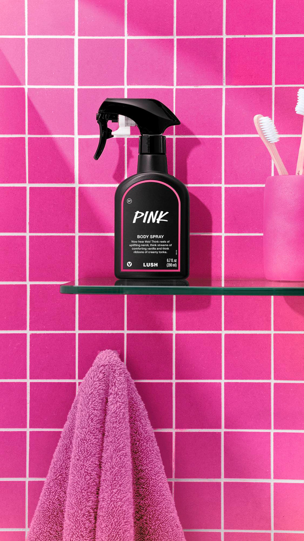 Pink Body Spray