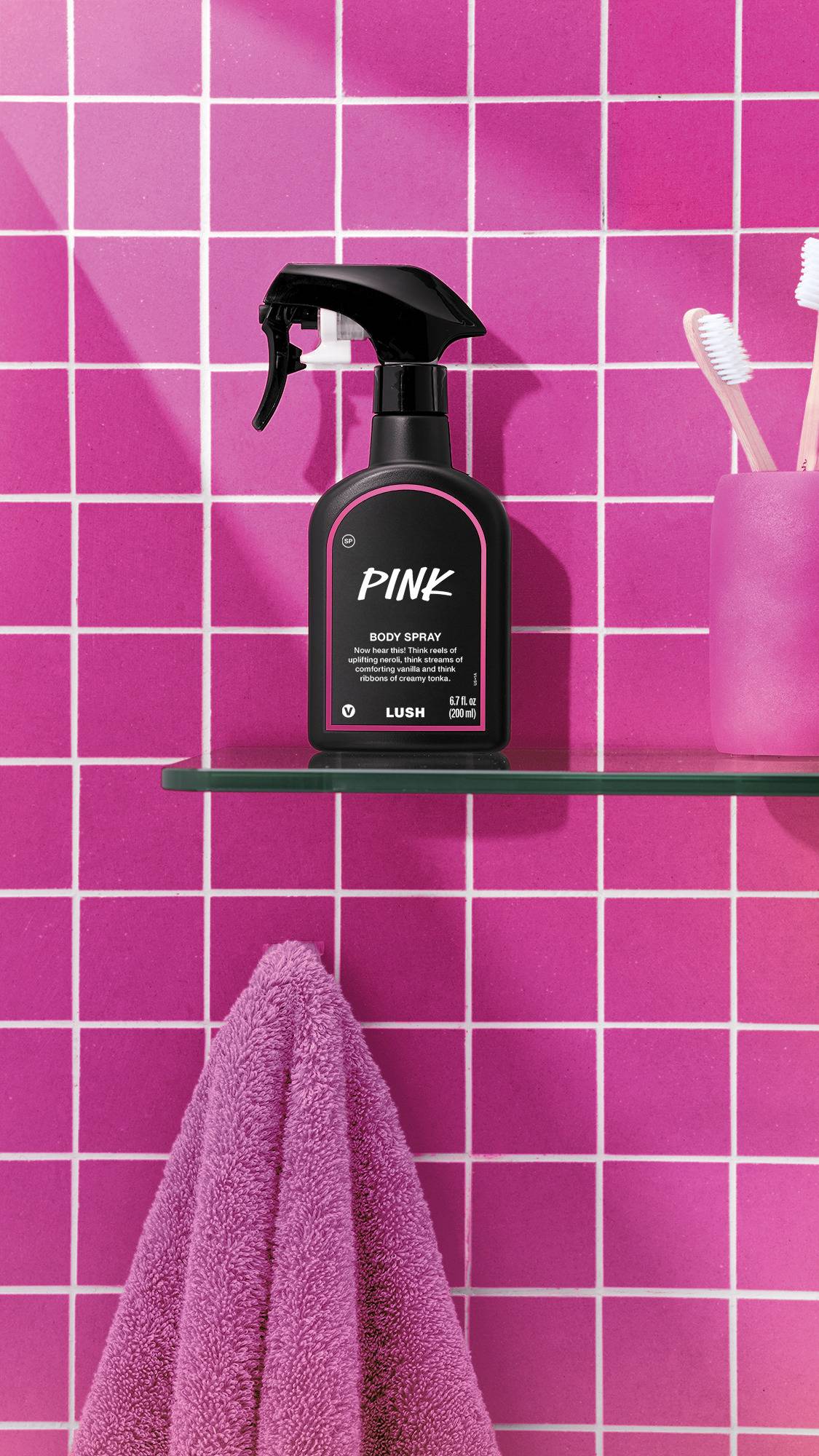 Pink Body Spray