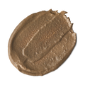 Ayesha. A round swatch of creamy, brown, visibly-textured face mask.