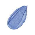 Blue Pearl. A neatly smudged swatch of thick, textured, creamy, sky-blue lip cream.