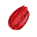Drago's Blood. A neatly smudged swatch of thick, textured, deep red lip cream.