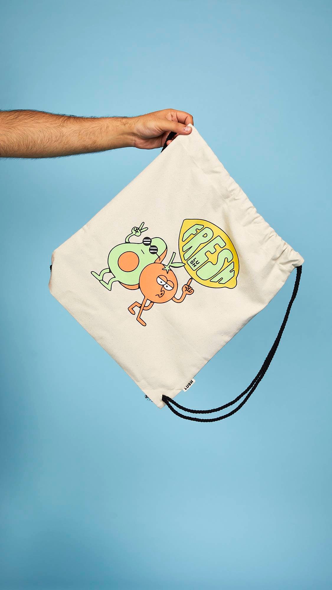 Fresh Values Drawstring Bag