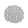 Droplets of transparent Eau Roma Water toner water.