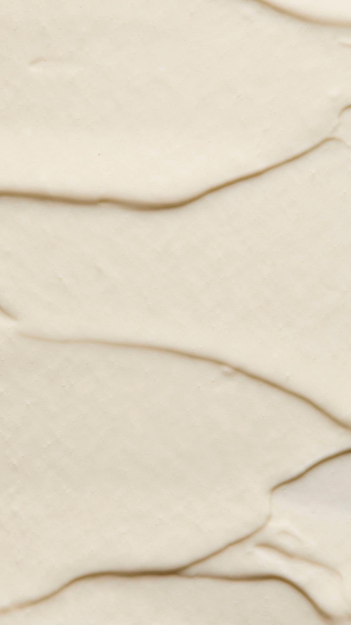 A super close-up image of the Gorgeous self-preserving moisturiser showing the silky, soft texture of the product.