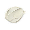 A swatch of thick, cream tinted with mint green Handy Gurugu hand cream. Some tiny dark brown flecks can be seen in the mixture.