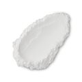 No Drought. A neatly smudged swatch of white, ultra-fine, dry shampoo powder.