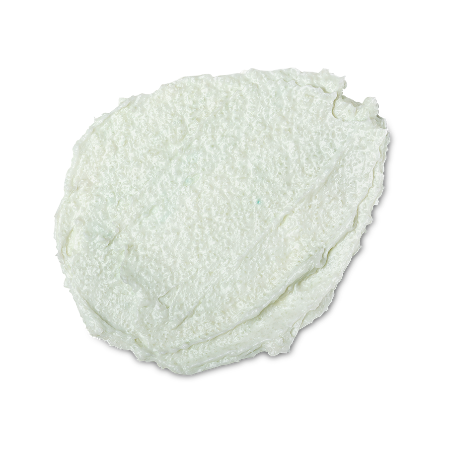 A swatch of off-white Ocean Salt with the salt visible in the texture