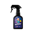 Black spray bottle with a label featuring Princess Rosalina holding a star wand next to a yellow Luma. Label includes product name and movie logos.