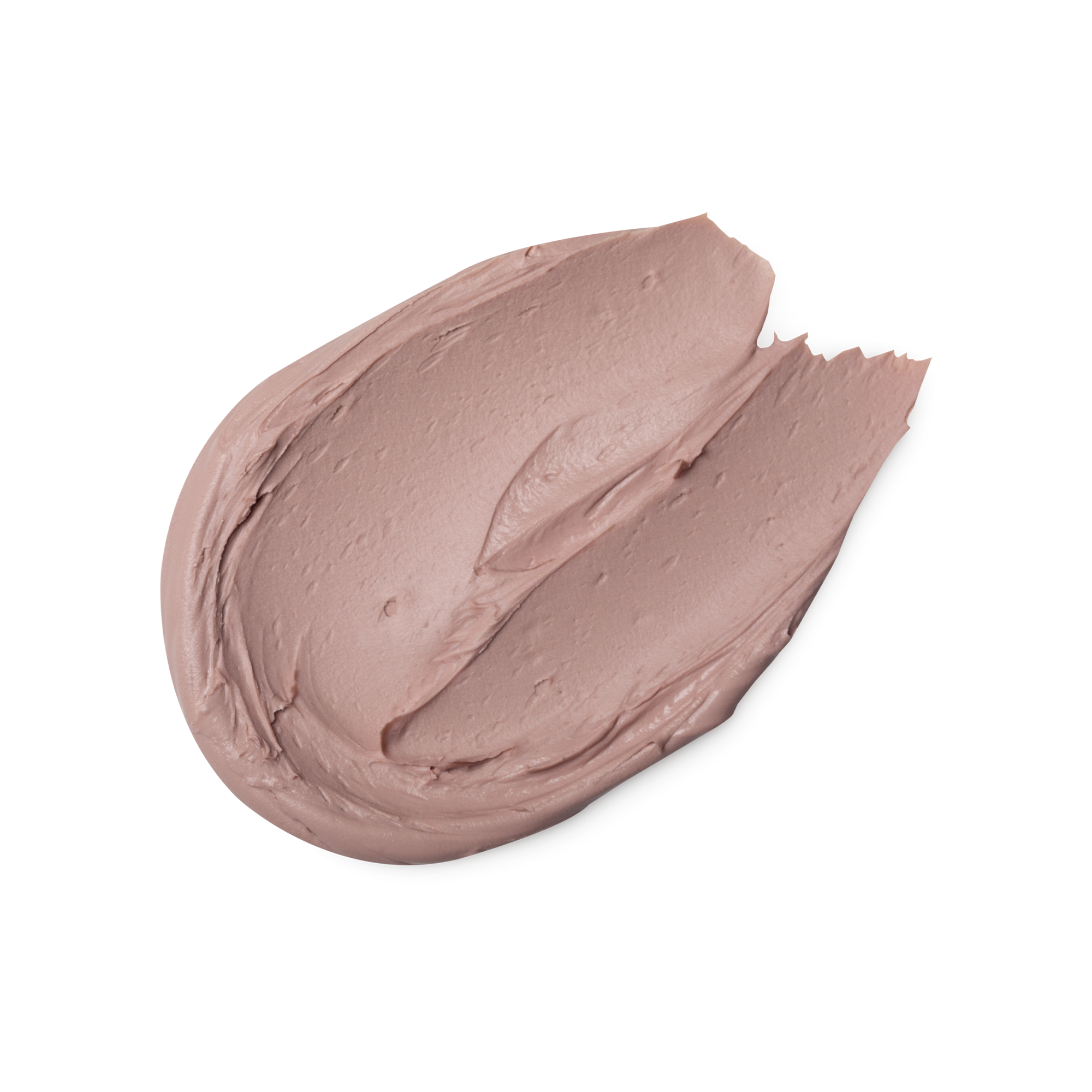 A swatch of thick, soft, rosy pink Rosy Cheeks face mask.