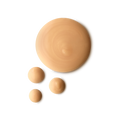 Sticky Dates. Four small, medium and large droplets of creamy, caramel-coloured liquid hair primer.