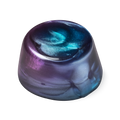 Twilight. A metallic blue, purple and pink coloured, glossy looking, cylindrical shaped shower jelly.