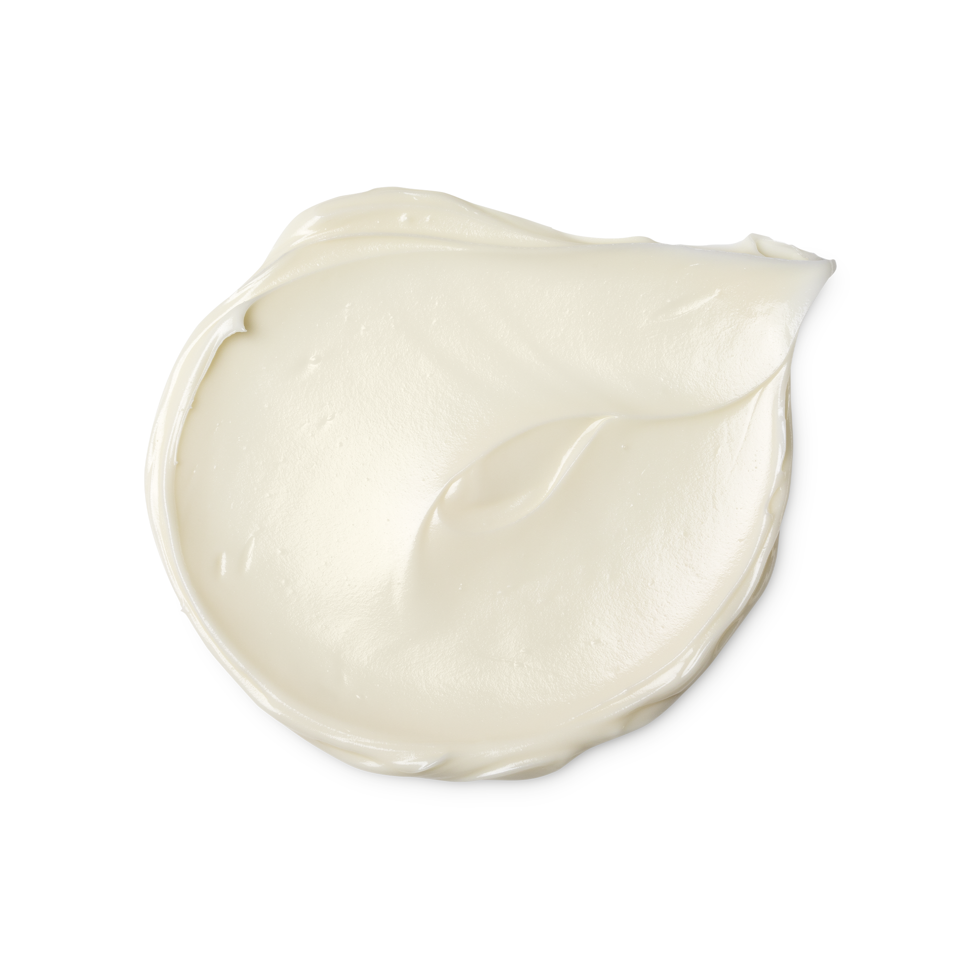 A swatch of thick, creamy coloured Ultrabland cleansing balm.