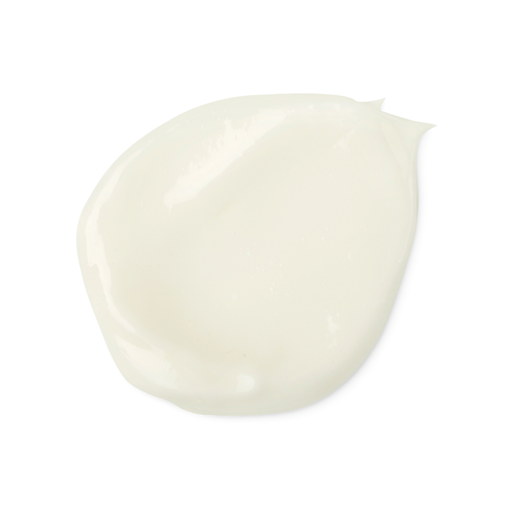 A swatch of smooth, light, orchid white Vanishing Cream facial moisturiser.