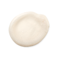 A swatch of light, smooth, light cream coloured Veganese conditioner.