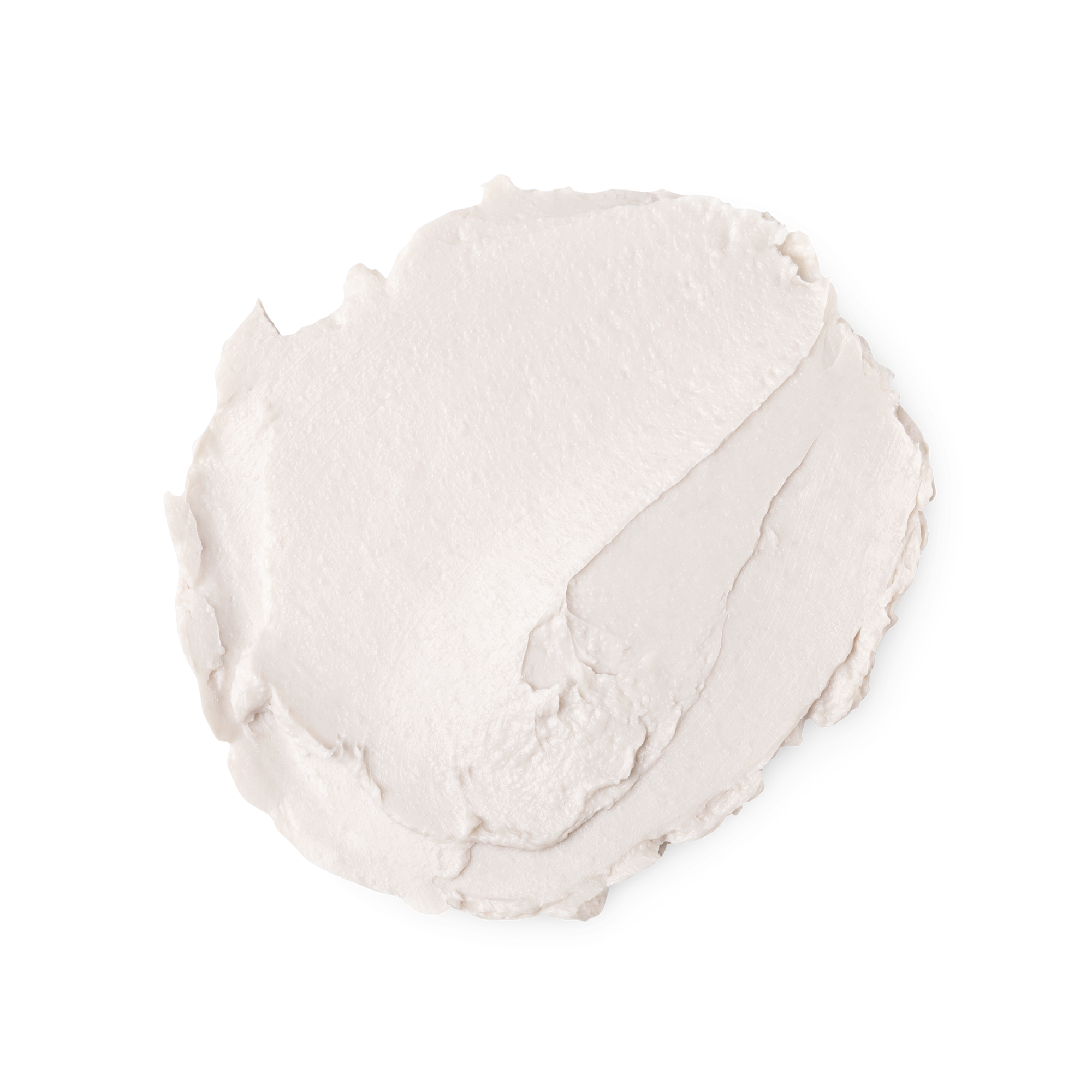 A swatch of smooth, matte, thick, pale pink creamy coloured Wig hair trainer.